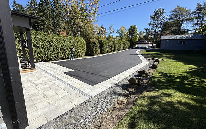 Pavé uni à Victoriaville