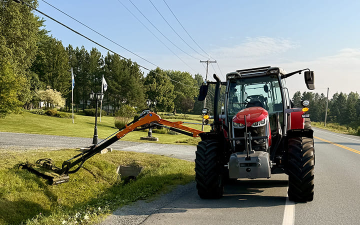 Réparation de pelouse à Victoriaville.